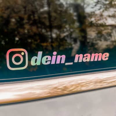 Instagram Aufkleber Oilslick Rainbow
